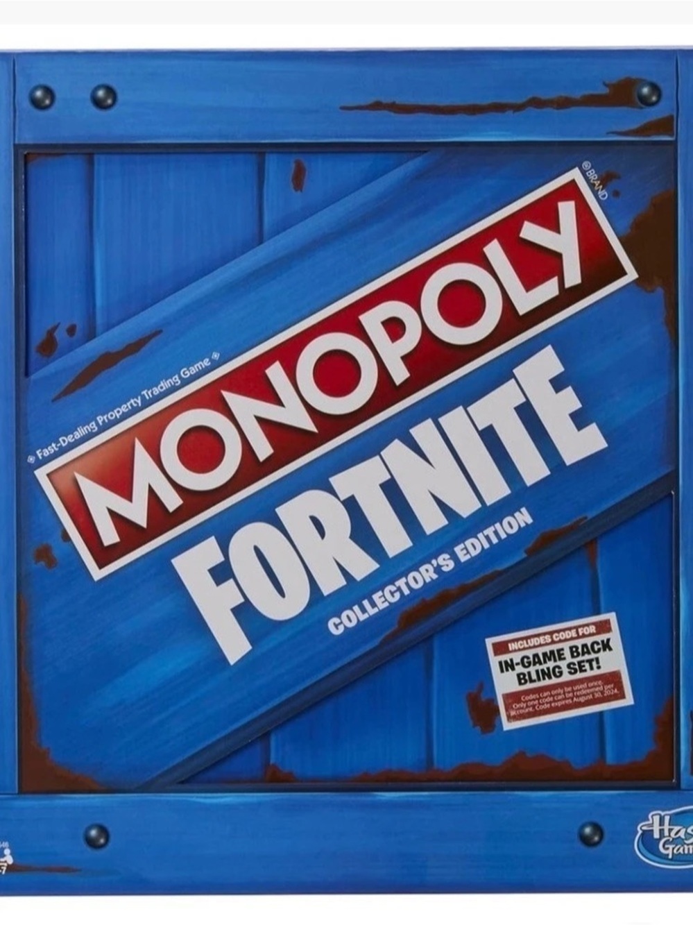 Hasbro Gaming Monopoly Fortnite Collector's Edition Board Game